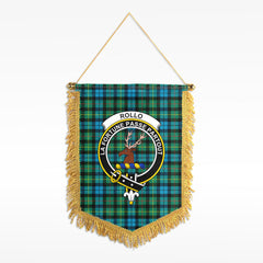 Rollo Ancient Tartan Crest Wall Hanging Banner