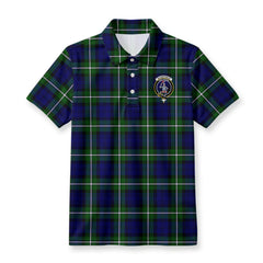 Bannerman Tartan Crest Birdseye Mesh Polo Shirt