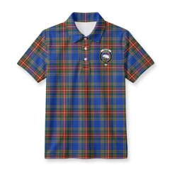 Beaton Ancient Tartan Crest Birdseye Mesh Polo Shirt
