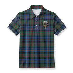 Cameron of Erracht Ancient Tartan Crest Birdseye Mesh Polo Shirt