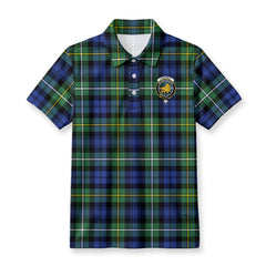 Campbell Argyll Ancient Tartan Crest Birdseye Mesh Polo Shirt