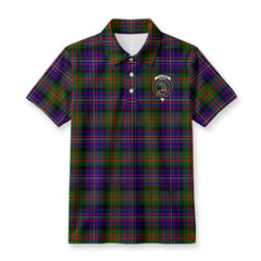 Chalmers Tartan Crest Birdseye Mesh Polo Shirt