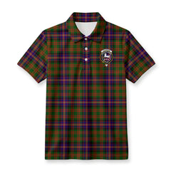 Cochrane Modern Tartan Crest Birdseye Mesh Polo Shirt
