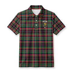 Cumming Hunting Ancient Tartan Crest Birdseye Mesh Polo Shirt