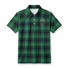 MacArthur Ancient Tartan Crest Birdseye Mesh Polo Shirt
