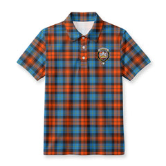 MacLachlan Ancient Tartan Crest Birdseye Mesh Polo Shirt
