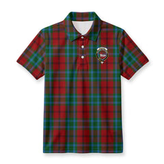 McCook Tartan Crest Birdseye Mesh Polo Shirt
