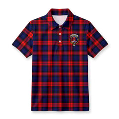 McCracken Tartan Crest Birdseye Mesh Polo Shirt