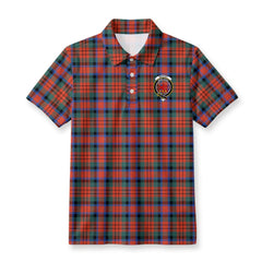 McDuff Ancient Tartan Crest Birdseye Mesh Polo Shirt