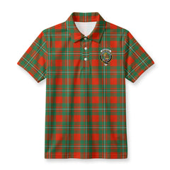 McGregor Ancient Tartan Crest Birdseye Mesh Polo Shirt