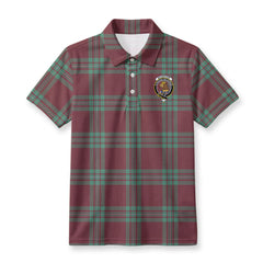 McGregor Hunting Ancient Tartan Crest Birdseye Mesh Polo Shirt