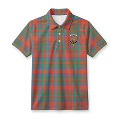McKintosh Ancient Tartan Crest Birdseye Mesh Polo Shirt