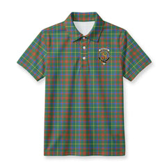 McKintosh Hunting Ancient Tartan Crest Birdseye Mesh Polo Shirt
