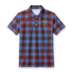 Spalding Tartan Crest Birdseye Mesh Polo Shirt
