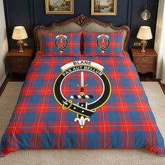 Blane Tartan Crest Bedding Set