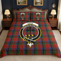 Leith Tartan Crest Bedding Set