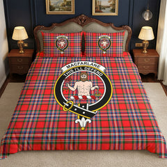 MacFarlane Modern Tartan Crest Bedding Set
