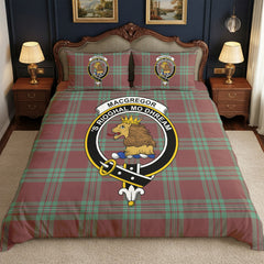 MacGregor Hunting Ancient Tartan Crest Bedding Set