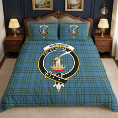 Matheson Hunting Ancient Tartan Crest Bedding Set