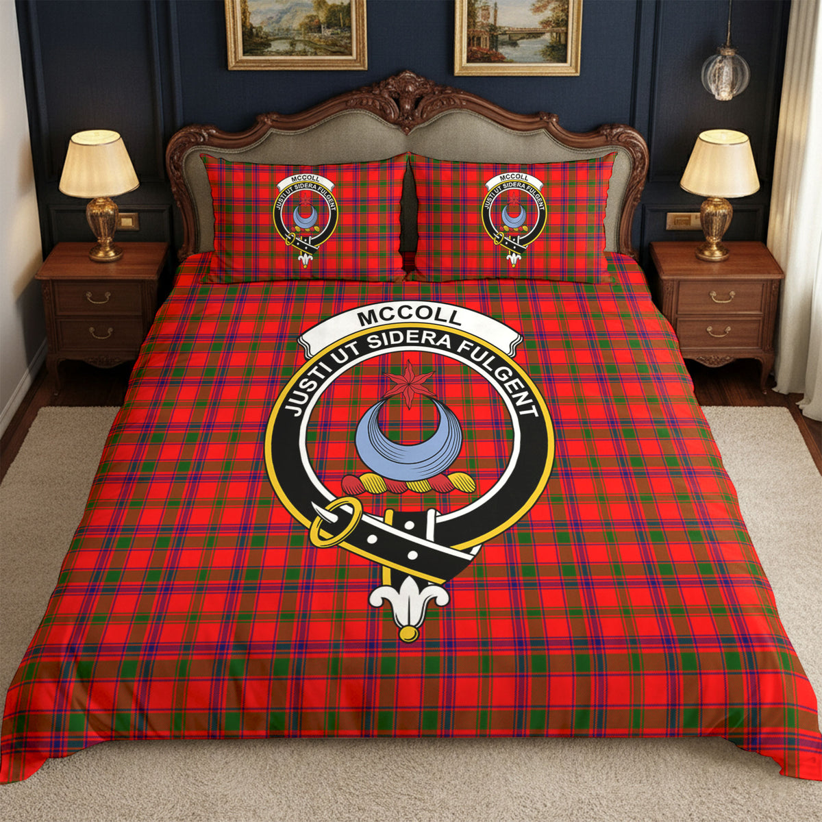 McColl Tartan Crest Bedding Set