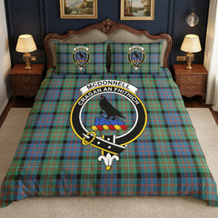 McDonnell of Glengarry Ancient Tartan Crest Bedding Set