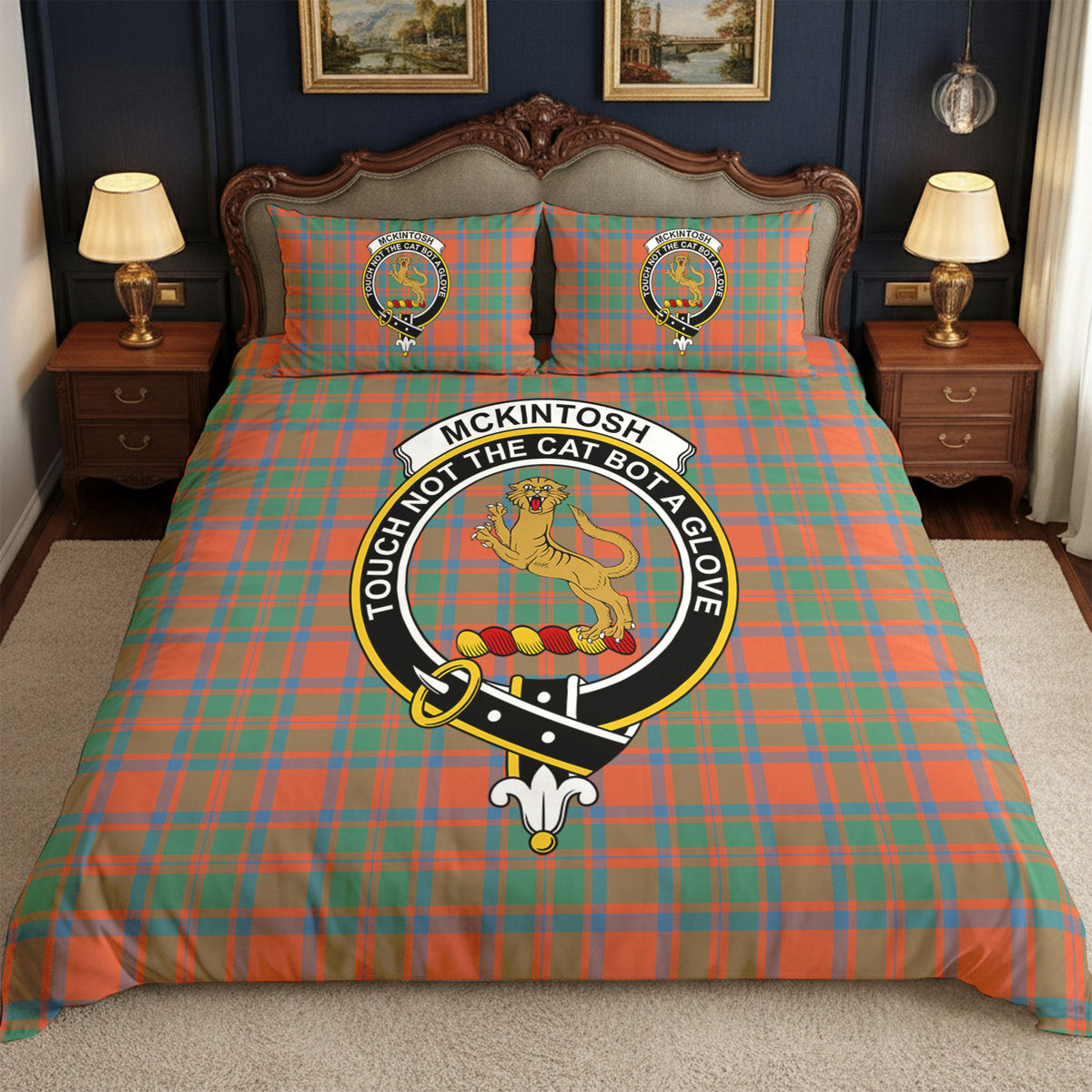 McKintosh Ancient Tartan Crest Bedding Set