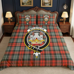 McLachlan Weathered Tartan Crest Bedding Set