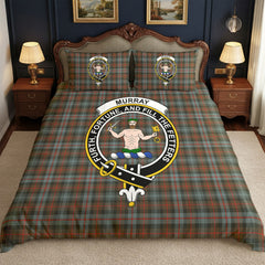 Murray of Atholl Weathered Tartan Crest Bedding Set