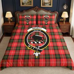 Nesbitt Modern Tartan Crest Bedding Set