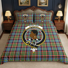 Stirling (of Keir) Tartan Crest Bedding Set
