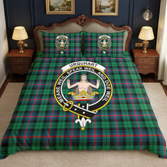 Urquhart Broad Red Ancient Tartan Crest Bedding Set