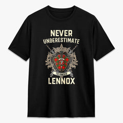 Lennox Tartan Crest 2D T-shirt - Never Underestimate Style