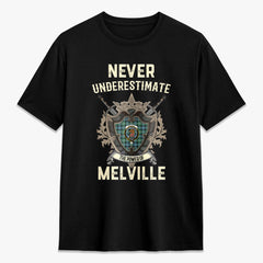 Melville Tartan Crest 2D T-shirt - Never Underestimate Style