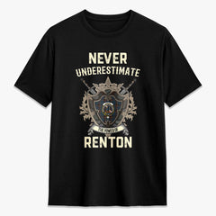 Renton Tartan Crest 2D T-shirt - Never Underestimate Style
