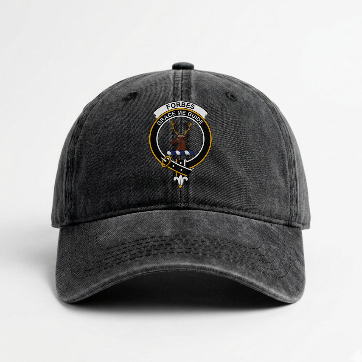 Forbes Crest Washed Classic Cap