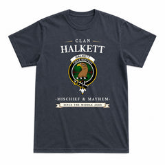Halkett Tartan Crest Mischief and Mayhem T-shirt