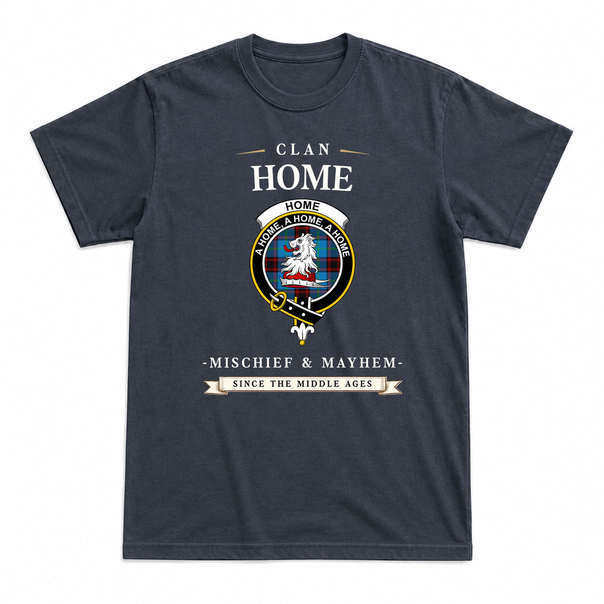 Home Ancient Tartan Crest Mischief and Mayhem T-shirt