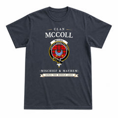 McColl Tartan Crest Mischief and Mayhem T-shirt