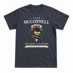 McConnell Tartan Crest Mischief and Mayhem T-shirt