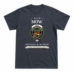 Mow Tartan Crest Mischief and Mayhem T-shirt