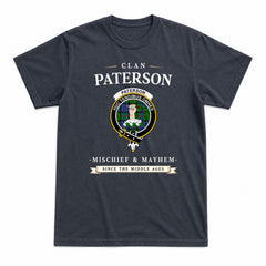 Paterson Tartan Crest Mischief and Mayhem T-shirt
