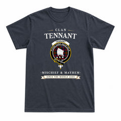 Tennant Tartan Crest Mischief and Mayhem T-shirt