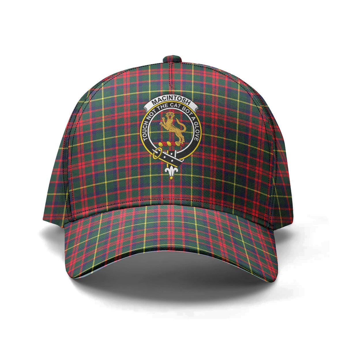 MacIntosh Hunting Modern Tartan Crest Classic Cap