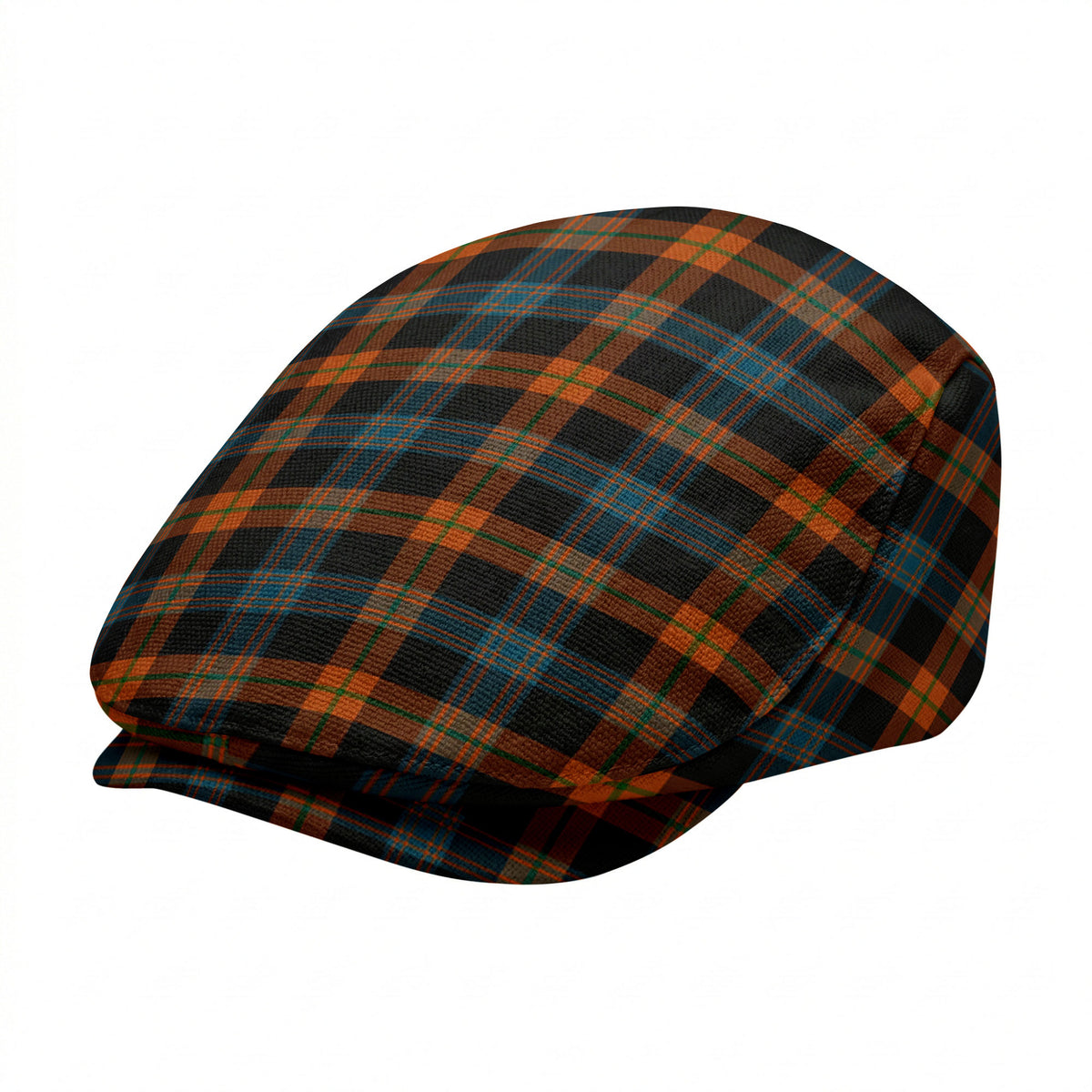 Brown Ancient Tartan Flat Caps