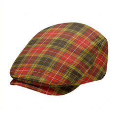 Buchanan Old Set Weathered Tartan Flat Caps