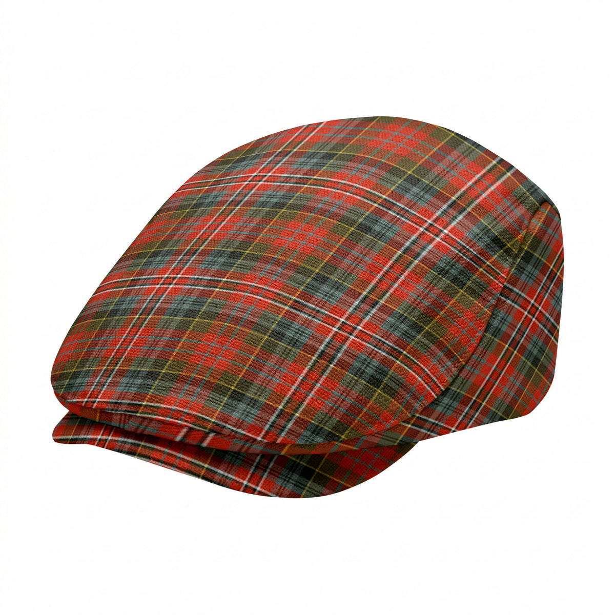 MacPherson Weathered Tartan Flat Caps