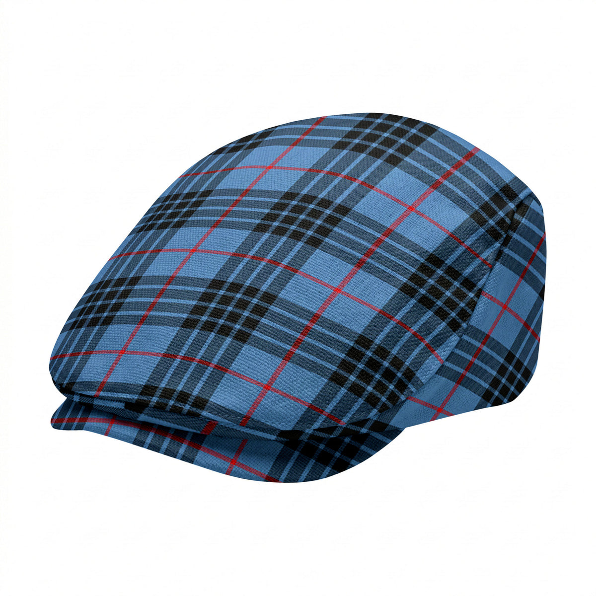 McKay Blue Tartan Flat Caps