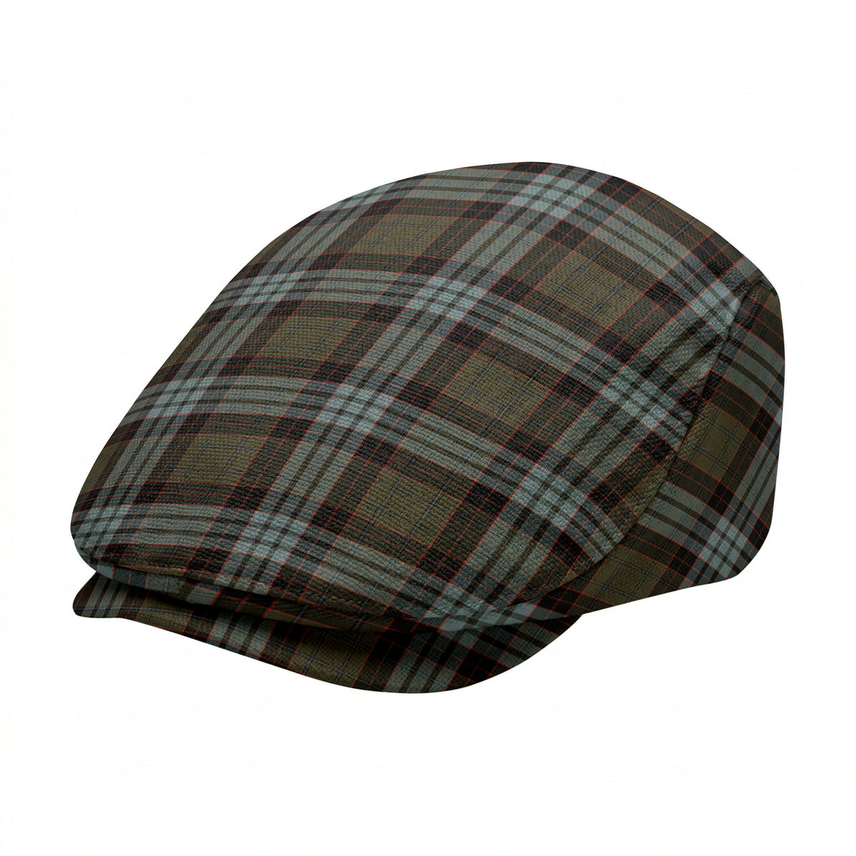Stewart Old Weathered Tartan Flat Caps