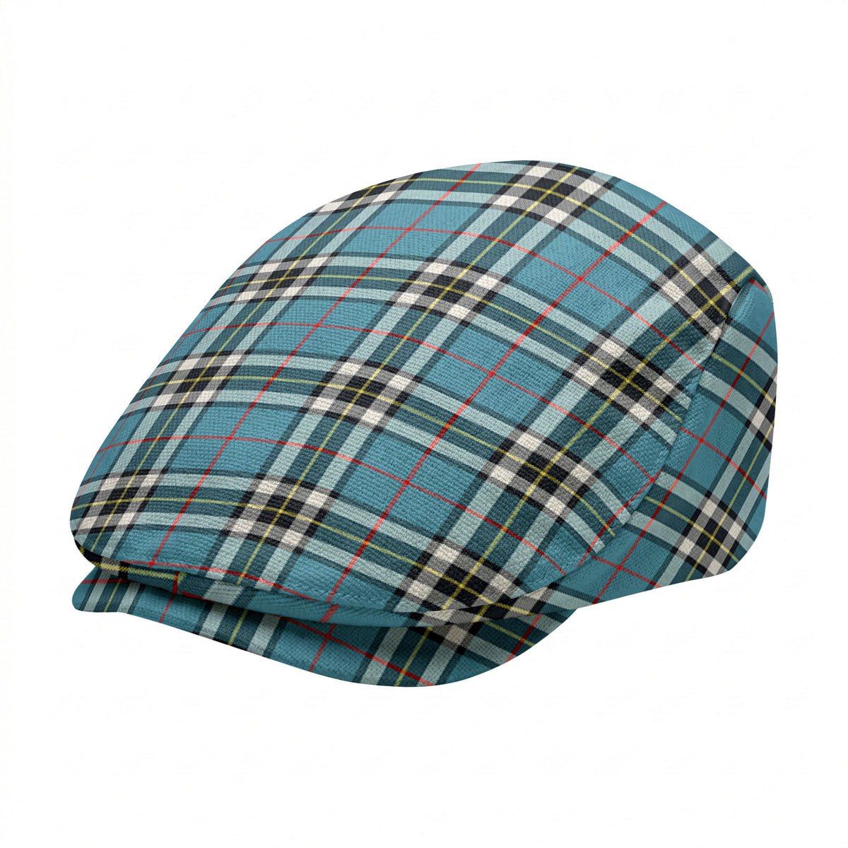 Thomson Blue Tartan Flat Caps