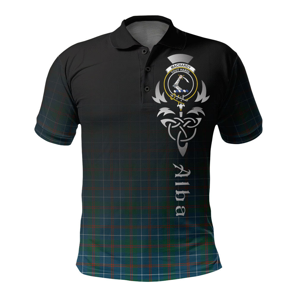 MacHardy Ancient Tartan Polo Shirt - Alba Celtic Style